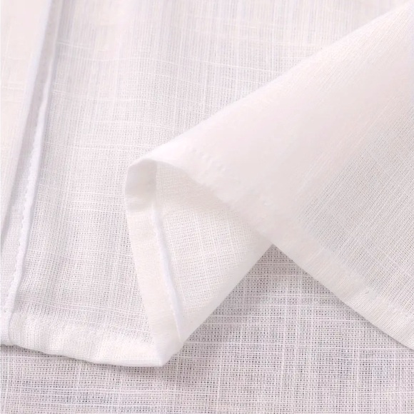 100% Organic Cotton Long Sleeve Shirt with Button Front - Picture 6 of 7